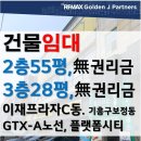주식회사미래부동산중개법인 | [상가임대]용인 기흥구 보정동 이재프라자 C동 2,층3층임대,無권리금,GTX·플랫폼시티 개발 수혜 기대...