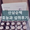 산삼순백 제품 성분 및 효능 산양산삼 섭취 후기
