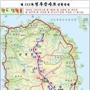 제117차 완도 상황봉 등산지도 (11km) 이미지