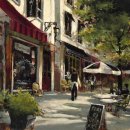 유럽의 거리와 카페 / Brent Heighton 이미지