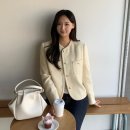 멜로우옐로우(mellow yellow) | [공지] 봄 자켓 코디｜닐바이피 트위드 자켓으로 완성한 키큰 여자 출근룩