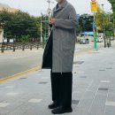 가을에 입기 좋은 가성비 스파오 포맨 루즈핏 체크 맥코트 후기!! -SPJT912M03