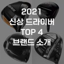 2021 신상 드라이버 TOP4 브랜드별 추천 - 테일러메이드, 핑, 캘러웨이, 타이틀리스트