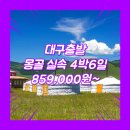 대구에서몽골 여행사 / 대구공항 / 대구_실속_몽골_4박6일 #울란바토르 #테를지 #엘승타사르하이 #TW