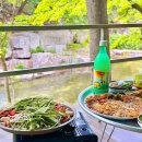 가마솥에누룽지 | 경남 밀양 계곡 식당 가마솥에누룽지 평상 오리 불고기 맛집