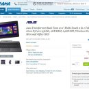 [Adorama] Asus 트랜스포머 Book T100 64GB 태블릿 PC ($299 / 무료) 이미지