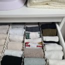 다이소 서랍칸막이로 서랍장 양말정리 깔끔하게 했어요 With,양말 개는법