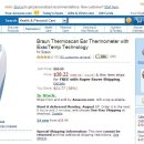 브라운체온계 IRT -4520 (Braun Thermoscan Ear Thermometer with ExacTemp Technology) 38.22불!! 이미지