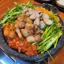 고기주는골목냉면 | 천안 두정동 먹자골목맛집 :: 미나리 삼겹살 "꼭이집 두정동점" 구워주는 고기집