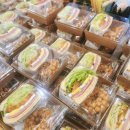 부산중학교 | 부산 중학교 간식 샌드위치 오란다 도시락 50세트 단체주문 망미중학교