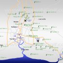 [태국골프] 방콕 및 방콕 주변 골프장 지도 이미지