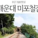 부산 해변열차 해운대 블루라인파크 미포철길 청사포 다릿돌전망대 이미지