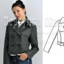 더블 브레스트 재킷 이미지