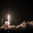 Hephay Hispasat 위성이 SpaceX 로켓을 타고 궤도에 진입합니다. 이미지