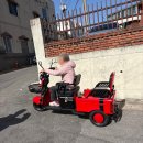 의성밧데리 | 의성 삼륜 전기 스쿠터 [에이유테크 에코로 X5] 납품 후기 2인승 3륜노인전동차 추천