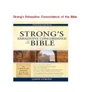 무조건 62% DC!! 20,000원 성구사전 Strong's Exhaustive Concordance of the Bible /January 2014,USA 이미지