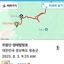 2025.8.3 주왕산 생태탐방로 &amp;주선지 트래킹 -11/2단풍산행지 사전답사 이미지