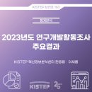 2023년도 연구개발활동조사 주요결과 이미지