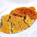 오븐 작 치킨 | [울산] 울산 삼산 업스퀘어 팝업 쫀드기상회 연필심쫀드기 라면땅 오븐에 구운 마요라면땅