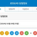 제 1110회차 로또 1등 당첨번호 이미지