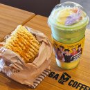 메가엠지씨커피 중랑역점 | 메가커피 삼색 아이스 프라페 디저트 메뉴 엠지씨네 라면땅 가격