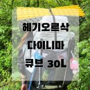 백패킹가방 헤기오르삭 다이니마 큐브30L 배낭 꼭보고사자