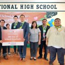 국제위러브유(장길자 회장님)필리핀 라스피냐스 국립고등학교 책걸상 200개 지원 이미지