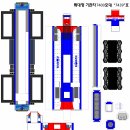 코레일 특대호 디젤기관차/ 객차모형 전개도 이미지