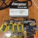 초저가 두라셀 AA, energizer AAA건전지 날크립세트 판매 이미지