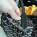 6-348 TS | 고야드 미니 앙주백 직선 크랙 불량 당첨인거야? 이너백으로 응급처치(+블링앤쥬 후기)