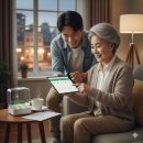 어르신 스마트폰 독립 이미지