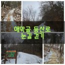 눈길등산로 이미지