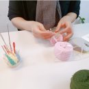 코바늘 뜨개질 클래스 이미지