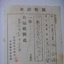 하천사용료(河川使用料) 영수증서(領收證書), 부여군 25원 87전 (1937년) 이미지