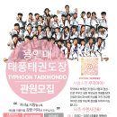 용인대 태풍 태권도장 이미지