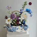 왕십리 꽃집, Memory of flower 메모리오브플라워 내돈내산 시아버지 환갑 꽃바구니 후기