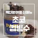 빽다방동탄프리미엄 | 빽다방 여름 신메뉴 초코컵빙수 내돈내산 후기, 재구매 의사는?
