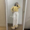 와이드월드어패럴 | 키작녀 바지 추천 44어패럴 와이드 팬츠 자체제작 할인 꿀팁