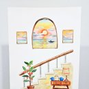 노을바다풍경 이미지