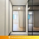 더원인테리어&하우징 | 오산 호반라프리미어 현관중문원슬라이딩 도어 시공 사례 소개합니다.