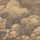 [한능검/심화] 겨울산속의 매화에 둘러싸인 서옥, 전기(田琦)의 『매화초옥도』