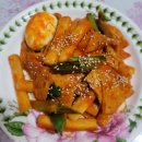 노란떡볶이 이미지