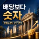 밸류업플러스 | TIGER 은행고배당플러스TOP10 총수익률을 봐야 하는 이유