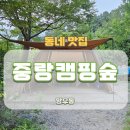 중랑캠핑숲 | 서울바베큐장 중랑캠핑숲 감성셀프바베큐 후기