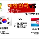 2013년 2월 6일(수) 국가대표 친선경기 대한민국 VS 크로아티아 경기일정+생중계 안내 이미지