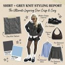 6201 | Day 26. 무신사로 핀터레스트 입기: 실패 없는 꿀조합! '그레이 니트 + 셔츠' 레이어드 공식