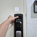 반도철물 | 마산열쇠 구암동 빌라 아이보리 도어락 ME-P71F 도어체크 말굽 설치