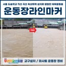 서울도솔학교 | 운동장라인마커 서울 도솔학교 직선 곡선 육상트랙 설치로 활발한 체육활동을