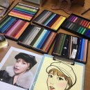 힐링 캐리커쳐 드로잉 이미지