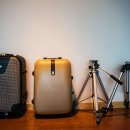 여행용 가방(소형) 카메라 삼각대 이미지